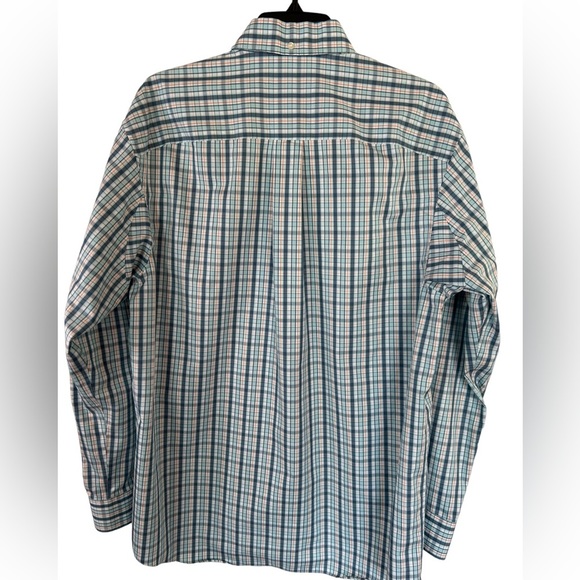 Duluth Trading Co Shirt Mens Medium Relaxed Fit Wrinkle Resistant L766 - Picture 3 of 6